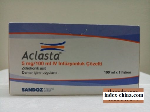 Aclasta medicine 5mg/100ml Zoledronic acid treatment of osteoporosis