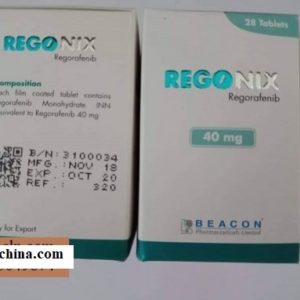 Regonix medicine 40mg Regorafenib treatment of certain cancers