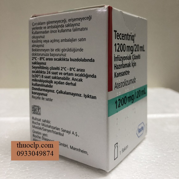 Tecentriq medicine 1200mg 20ml Atezolizumab treatment for osteoporosis symptoms (2)